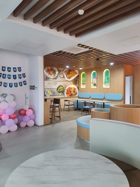 Kantin Kerry Cikarang (PT Kerry) — custom furniture & interior oleh Logica.Space